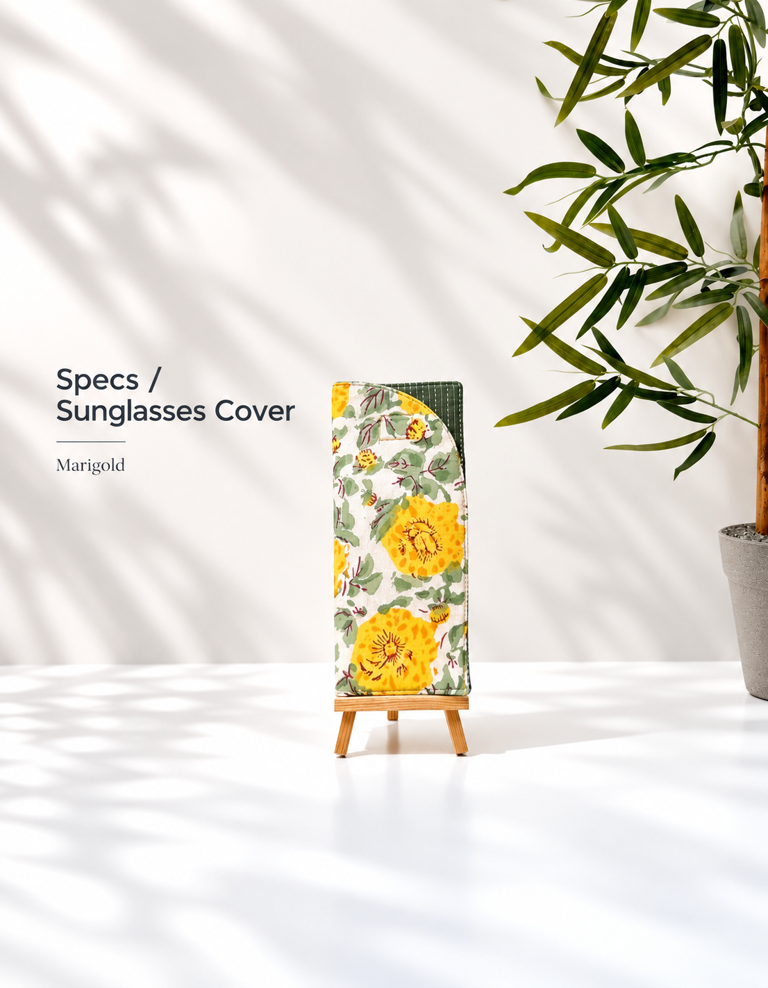 Marigold Cotton Specs/ Sunglasses Cover