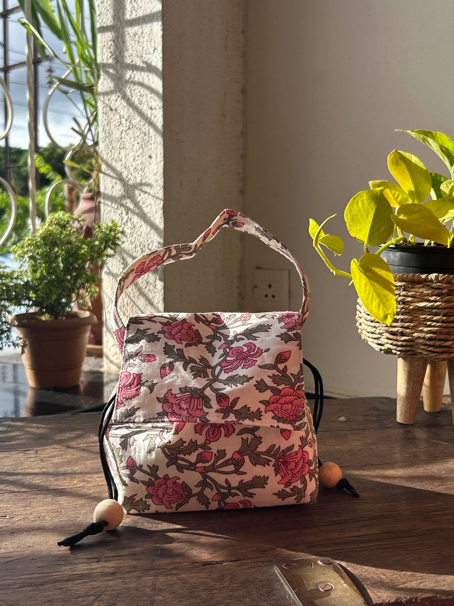 Pink Petal Mini Karrier Makeup Pouch