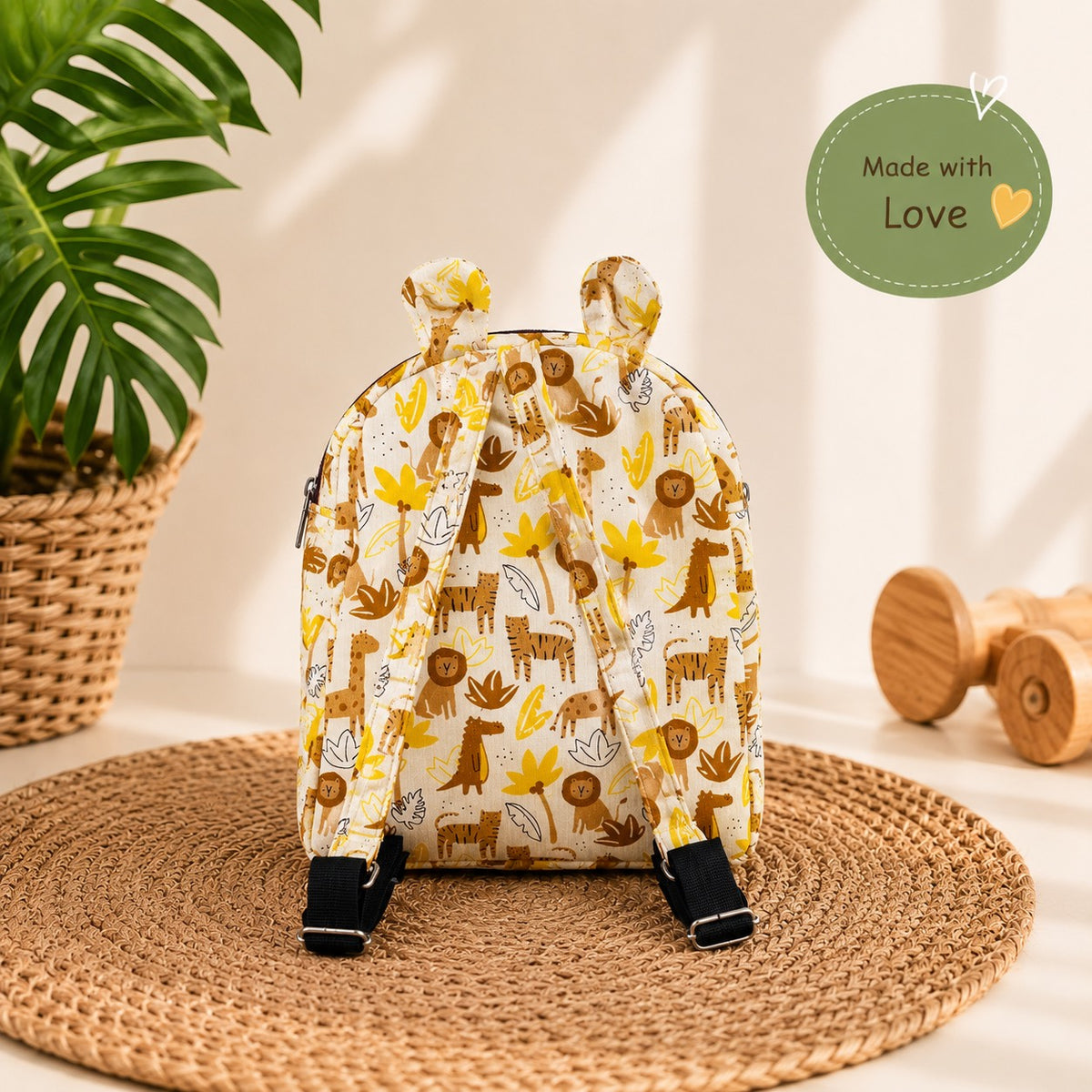 Sunny Wilds Safari Toddler Backpack | Kids School & Daycare Bag