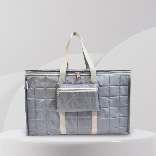 Lightweight Foldable Travel Bag - Grey