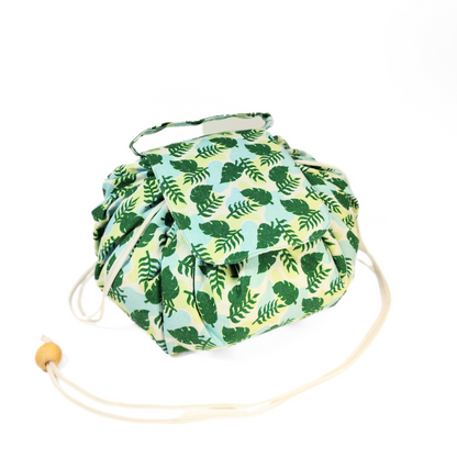 Leafy Carry-all Makeup Pouch / Organizer