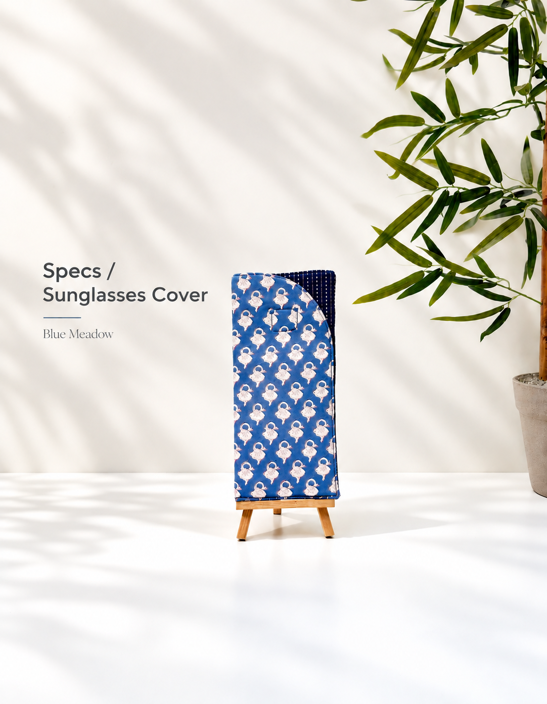 Blue Meadow Cotton Specs/ Sunglasses Cover