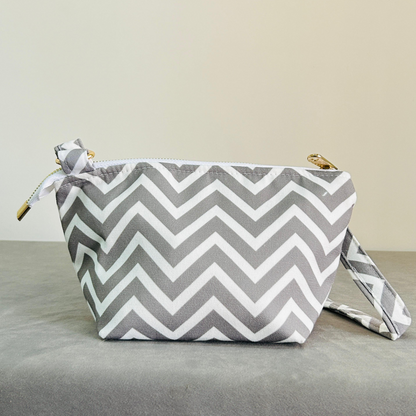 Grey Strip - Crossbody Bag