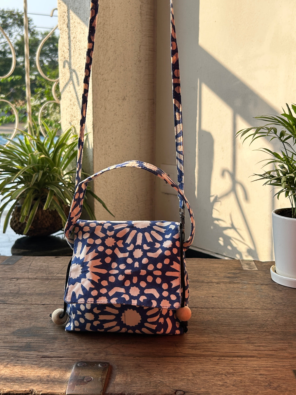 Mini Karrier Sling - Indigo  Sunburst
