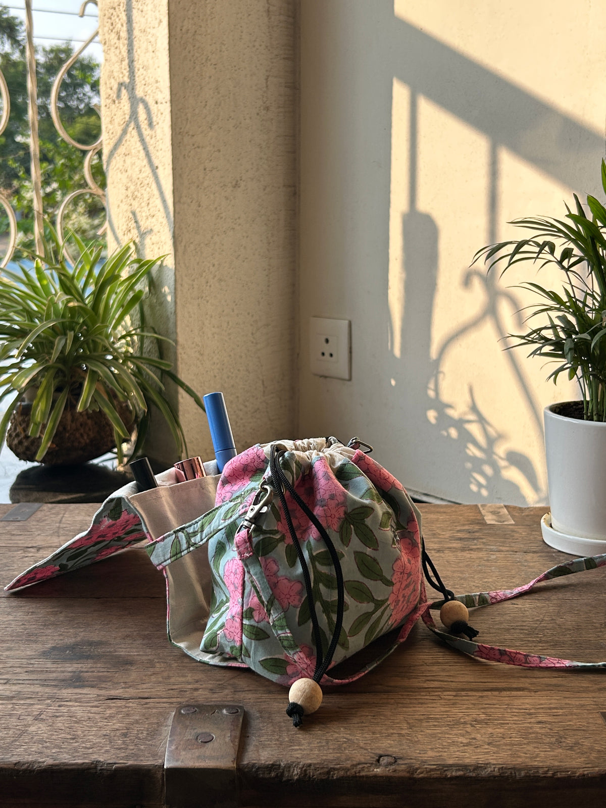 Mini Karrier Sling - Pink Meadow