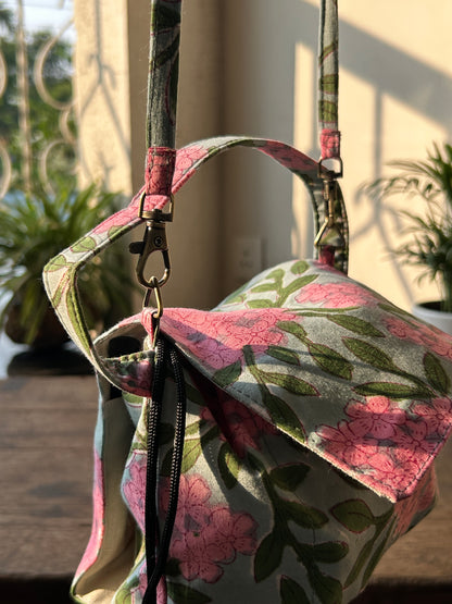 Mini Karrier Sling - Pink Meadow