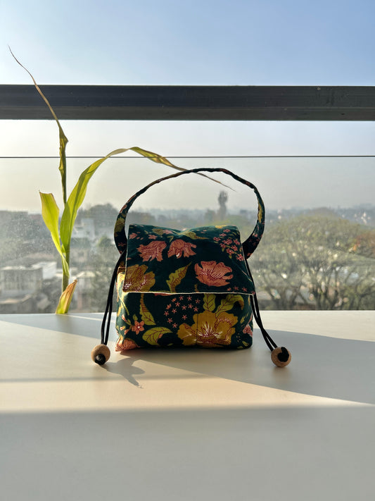 Botaniq Bloom Cotton Mini Karrier Makeup Pouch