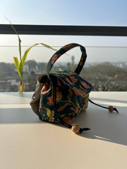Botaniq Bloom Cotton Mini Karrier Makeup Pouch