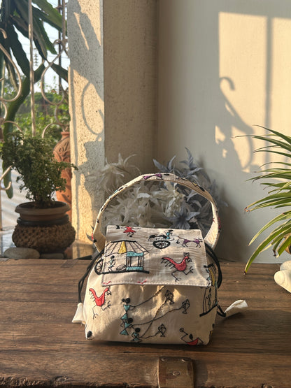 Folk Tale Mini Karrier Potli Bag / Pouch