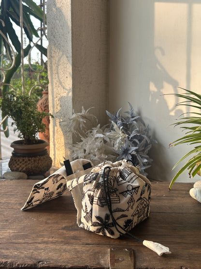 GAATHA Threadwork Mini Karrier Potli Bag / Pouch