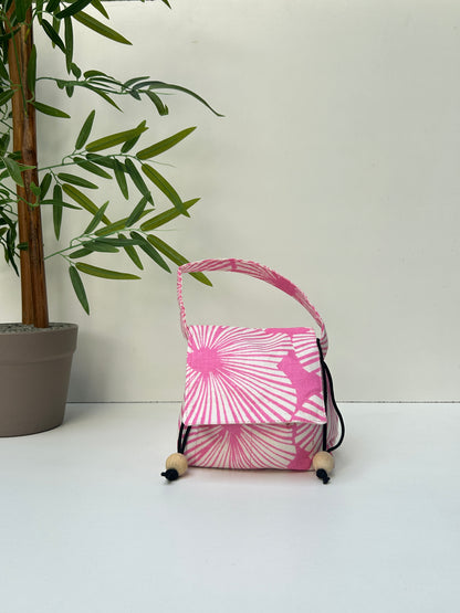 Pink Radiance Cotton Mini Karrier Makeup Pouch