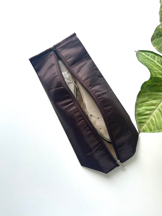 Shoe Cover / Footwear Bag - Brown