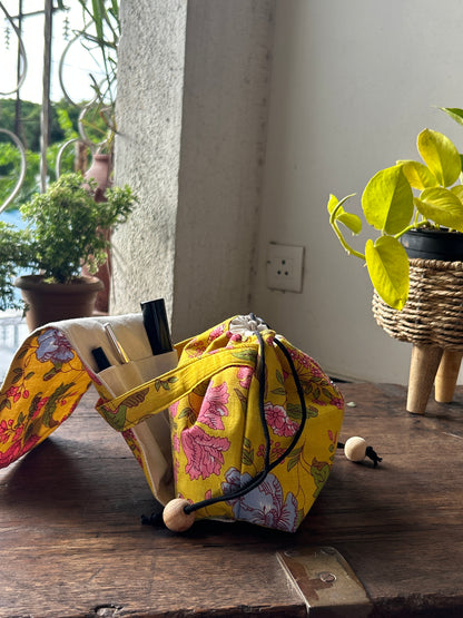 Sun Petal Mini Karrier Makeup Pouch