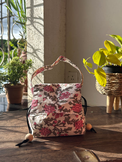 Pink Petal Mini Karrier Makeup Pouch