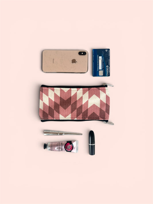 Magic Duo Pocket Pouch - Berry Chevron | Money Pouch, Mobile Pouch