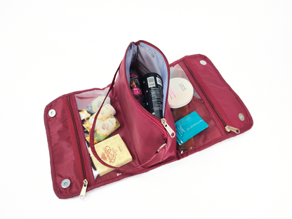 Multipurpose Pouch/ Travel Pouch/ Cosmetic Pouch (Maroon)