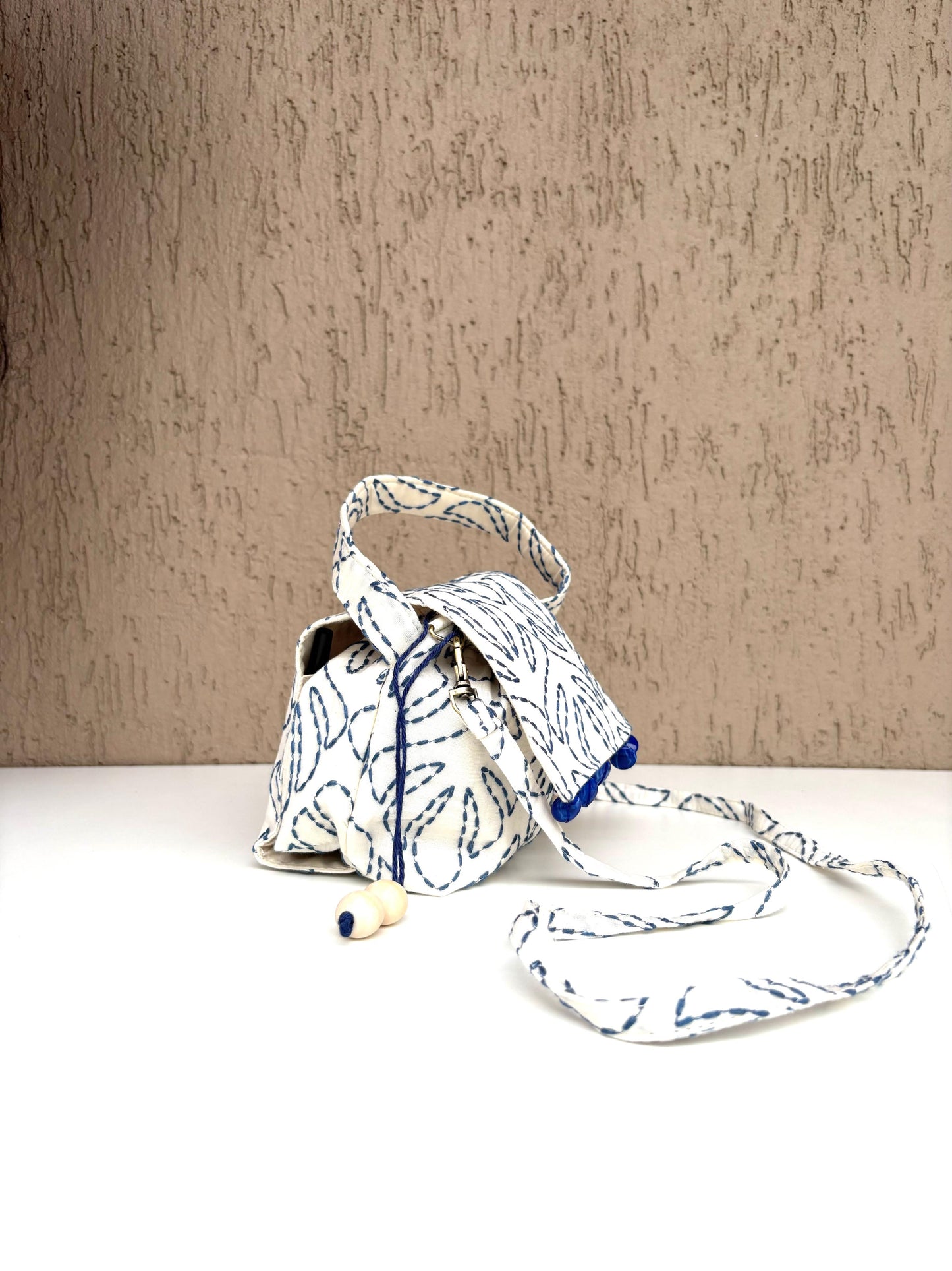 Mini Karrier Sling - Navy Blue Threadwork