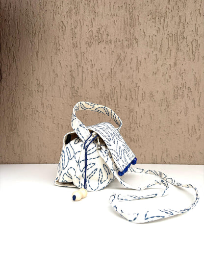 Mini Karrier Sling - Navy Blue Threadwork