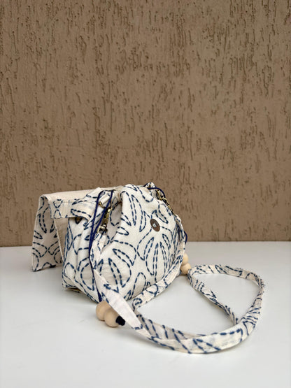 Mini Karrier Sling - Navy Blue Threadwork