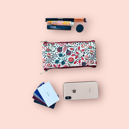 Duo Pocket Pouch - Citrus Red | Money Pouch, Mobile Pouch