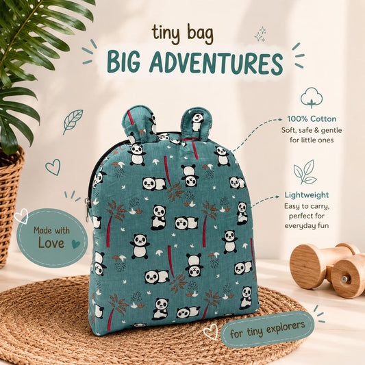 Playful Panda Toddler Backpack | Kids School & Daycare Bag